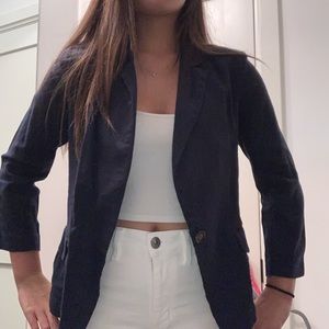 Love Tree Navy Blazer